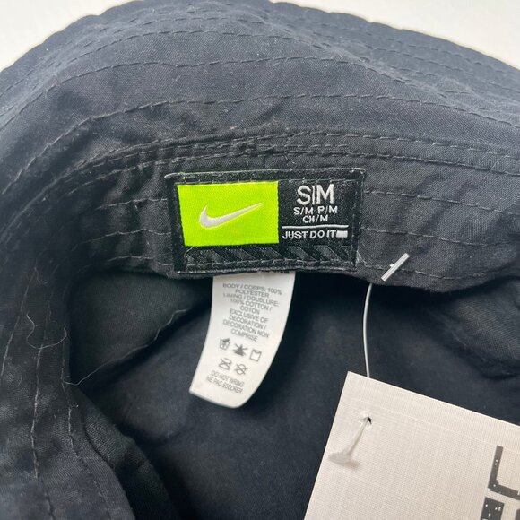 Nike Text Mini Swoosh Bucket Strap Hat - Picture 4 of 5